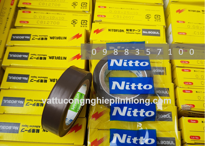 BĂNG KEO NHIỆT NITTO DENKO 903UL NHẬT BẢN CHÍNH HÃNG CÓ KHẢ NĂNG CHỊU NHIỆT ĐỘ CAO VƯỢT TRỘI VÀ KHẢ NĂNG CHỊU MÀI MÒN CAO
